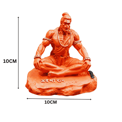 Meditating Hanuman Ji Statue for Car or Home Decor & Gifting