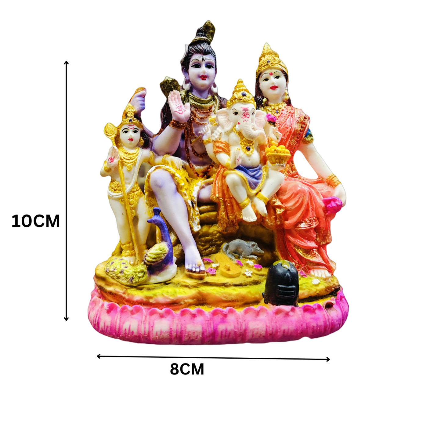 Shiv Parivar Idol For Car Dashboard and Home