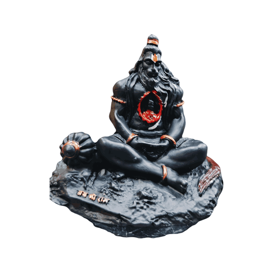 Utkarsh Meditating Hanuman Ji Murti for Car Dashboard, Meditation Bajrangbali Statue Decorative Showpiece