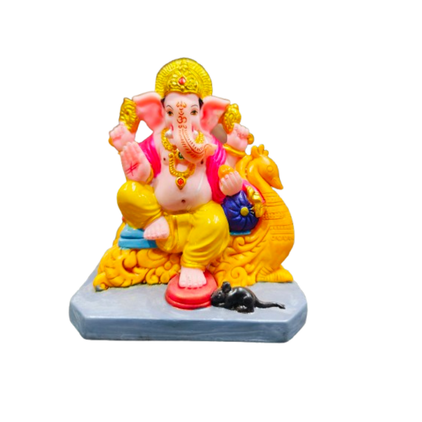 lord Ganpati Idol For Car and Table 01 (Black)