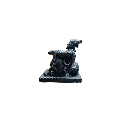 Chattrapati Shivaji Maharaj Idol For Car and Table 01 (Black)