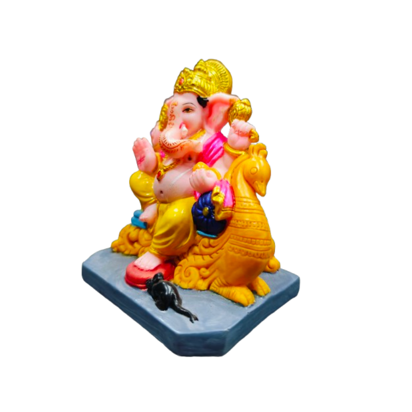 lord Ganpati Idol For Car and Table 01 (Black)