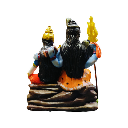 Shiv Parvati and Ganesh Parivar Idol for Car Dashboard and Home