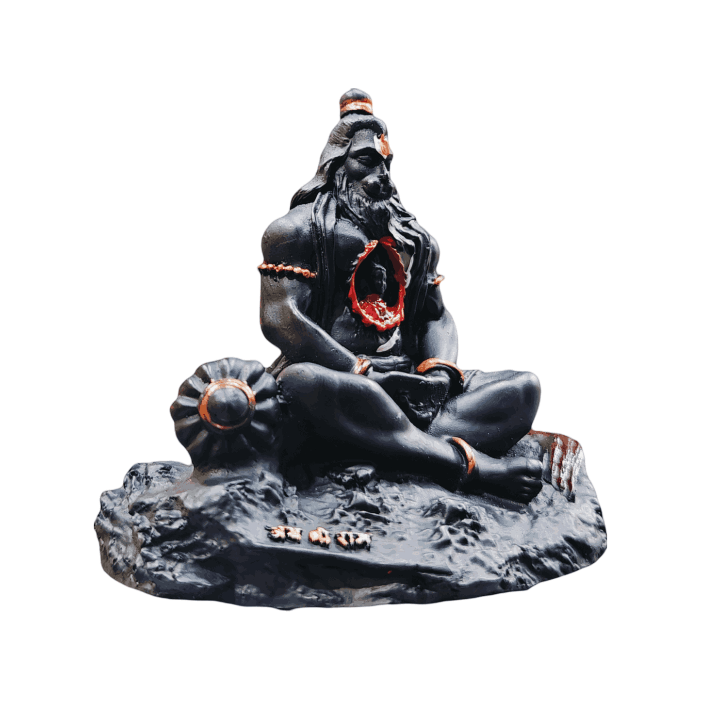 Utkarsh Meditating Hanuman Ji Murti for Car Dashboard, Meditation Bajrangbali Statue Decorative Showpiece