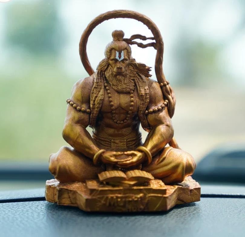 Gold Hanuman Ji Murti