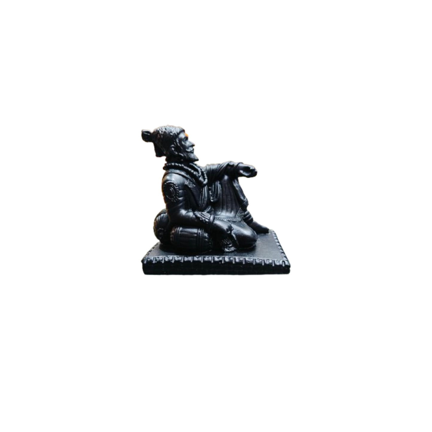 Chattrapati Shivaji Maharaj Idol For Car and Table 01 (Black)