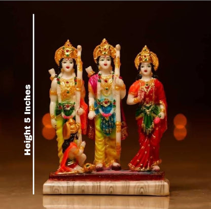 Marble Look Ram Darbar Statue