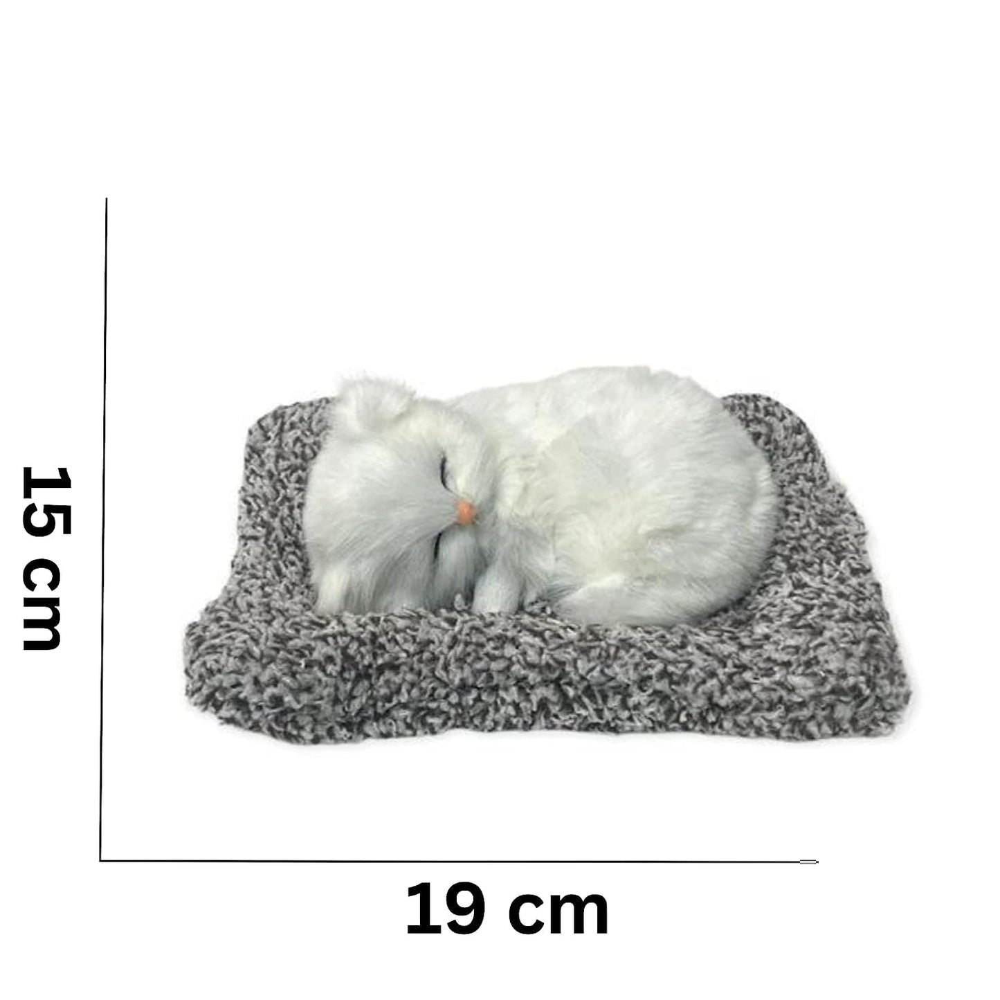 Decordial Cute Cat Plush Toy with Press Simulation Sound