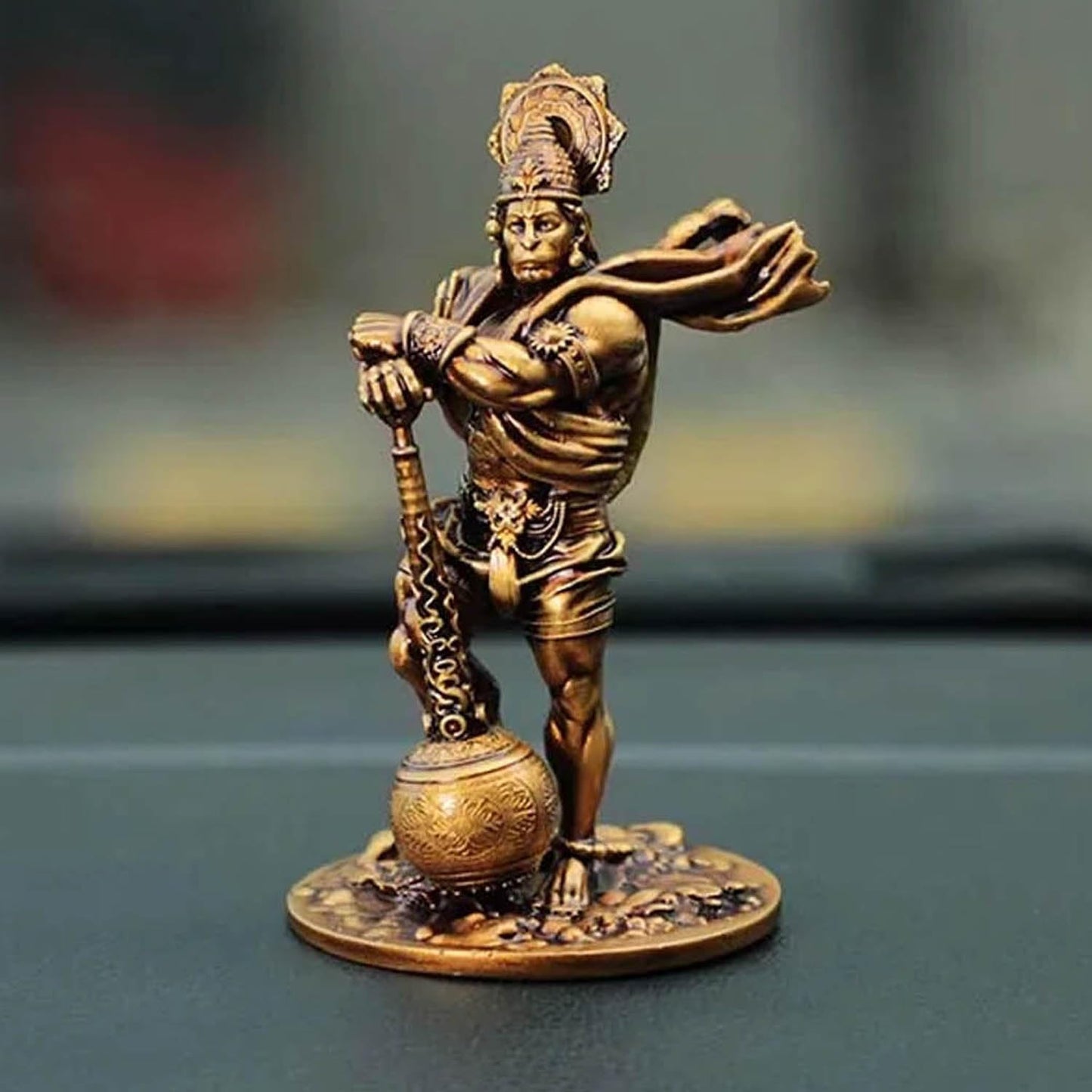 Bahubali Hanuman Murti For Car Dashboard