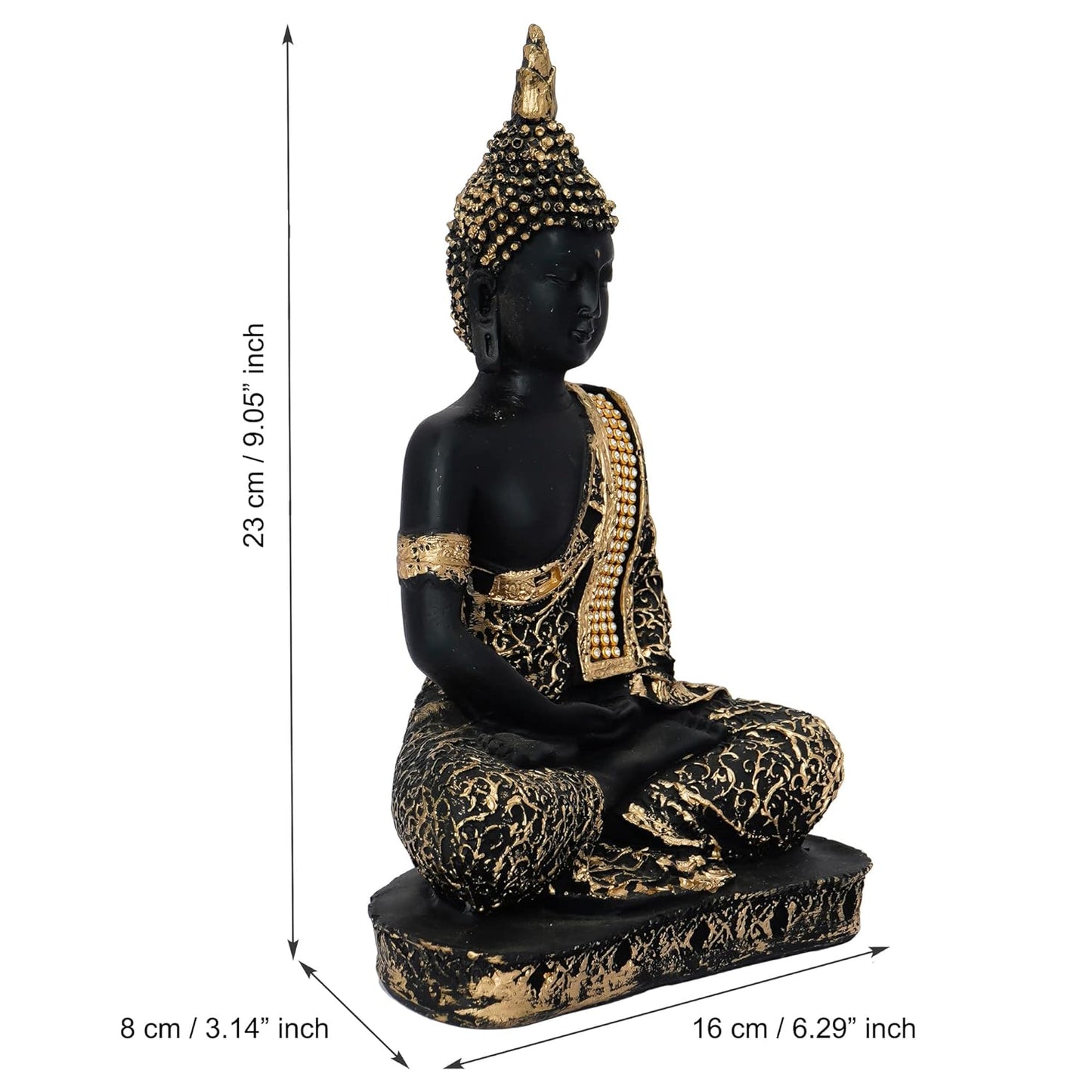 Meditating Lord Buddha Idol